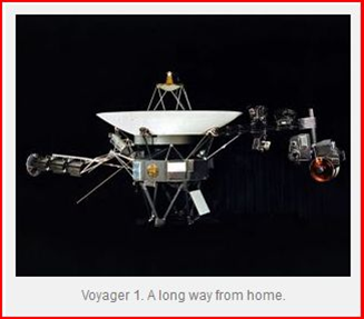 image of voyager 1 launched in 1977